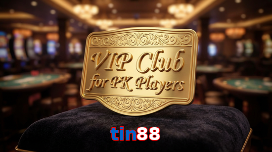 Main screen of Tin88 vip page for PK players
